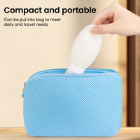Bouteilles de voyage en silicone souples, 100 % étanches, approuvées TSA, 100 ml, pour kit de produits de toilette à emporter