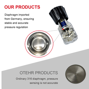 AFKLOK Type <strong>Pressure</strong> <strong>Regulator</strong> 1/2npt Conversion 316 Stainless Steel Line <strong>Regulator</strong> 3000psi - Product Image 6