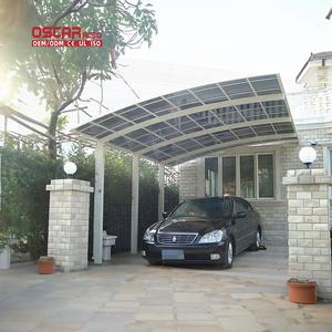 Garages modernes préfabriqués en aluminium hangars de stockage de voiture bon marché abri atelier garage entrepôt abri d'auto - Product Image 2