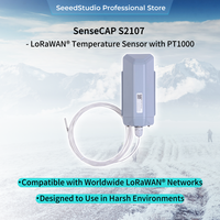 Capteur de température SenseCAP S2107 LoRaWAN avec PT1000 compatible avec les réseaux mondiaux