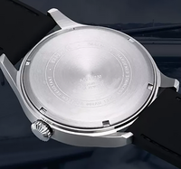 Montres mécaniques de plongée en acier, étanches, à double calendrier, de conception et fabrication usine, similaires aux modèles existants, pour marque privée