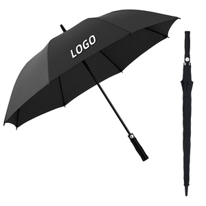 Factory Wholesale Classic Polyester Sublimation Golf Umbrella with Custom Logo Prints Promotional Automatic Open 190T Pongee 60