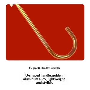 Paraguas Publicitario Automático Personalizado con Logotipo, de Encaje, para Boda, Grande, Rojo, Doble Uso, para Sol y Lluvia - Product Image 4