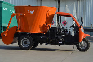 Peralatan peternakan portabel, untuk peternakan ternak kondisi baru mesin campuran TMR dengan sabuk pemberi makan untuk kambing domba sapi - Product Image 6