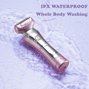 Depiladora de hoja eléctrica resistente al agua IPX5, afeitadora recargable para mujer, recortadora de Bikini para piernas y cuerpo - Product Image 3