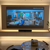 Écran de projection 80 pouces gris 4K 8K Ultra HD pour cinéma, cadre fixe anti-taches 3C, vente en gros usine, format 16:9