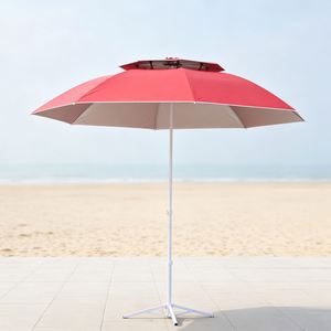 Sombrilla de Playa Personalizable, Protección Solar, Ligera y Portátil, para Publicidad Exterior y Negocios - Product Image 1