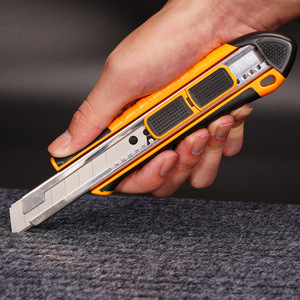 Cuchillo Multiusos ZY-2513 de Alta Calidad con Mango de Plástico y Goma, Cuchillo de Corte de 25 mm para Carpintería - Product Image 4