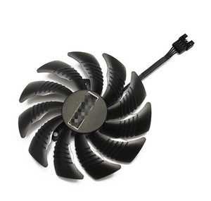 พัดลมการ์ดจอ88มม. T129215SU PLD09210S12HH,พัดลมระบายความร้อนสำหรับ GIGABYTE GTX 1050 1060 1070 Ti GV-RX570 <span class=keywords><strong>580</strong></span> AORUS RX 470 480 <span class=keywords><strong>R9</strong></span> 380X - Product Image 2