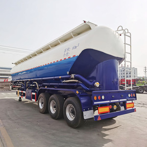 Remorque citerne à sec en aluminium de haute qualité ZW Group, 60 mètres cubes, 3 essieux, pour le <span class=keywords><strong>transport</strong></span> logistique de sucre et de poudre de céréales - Product Image 2
