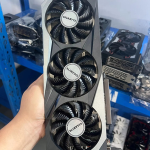 Marque bien connue Carte graphique remise à neuf de haute qualité d'occasion, Performance de refroidissement Gigabyte Super <span class=keywords><strong>Sculpture</strong></span> 6800XT 16G D6X