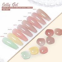 Nouveau Kit de Vernis à Ongles Gel DIY Effet Gelée, Marque Privée, Échantillon Gratuit, Vente en Gros, Bouteille Magnétique