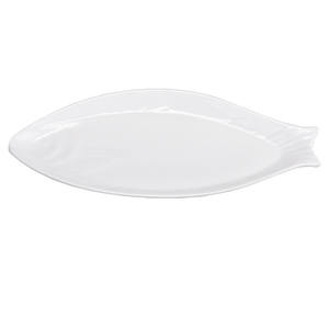 Plat et assiette en mélamine en forme de poisson pour buffet, utilisés dans les restaurants - Product Image 1