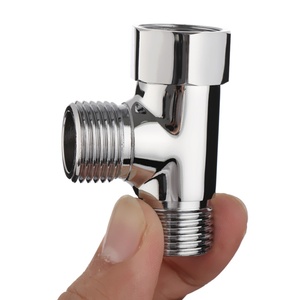 Conector en T para Manguera de Desviación de Inodoro, Adaptador de Válvula de Agua para Grifo G1/2'', Conector de Manguera en Forma de T con Válvula de Ángulo - Product Image 5