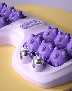 Masseur de pieds rouleau de Massage pour la thérapie de la douleur au pied récupération du <span class=keywords><strong>Point</strong></span> de déclenchement des tissus profonds Massage musculaire Relaxation soulager la douleur - Product Image 5