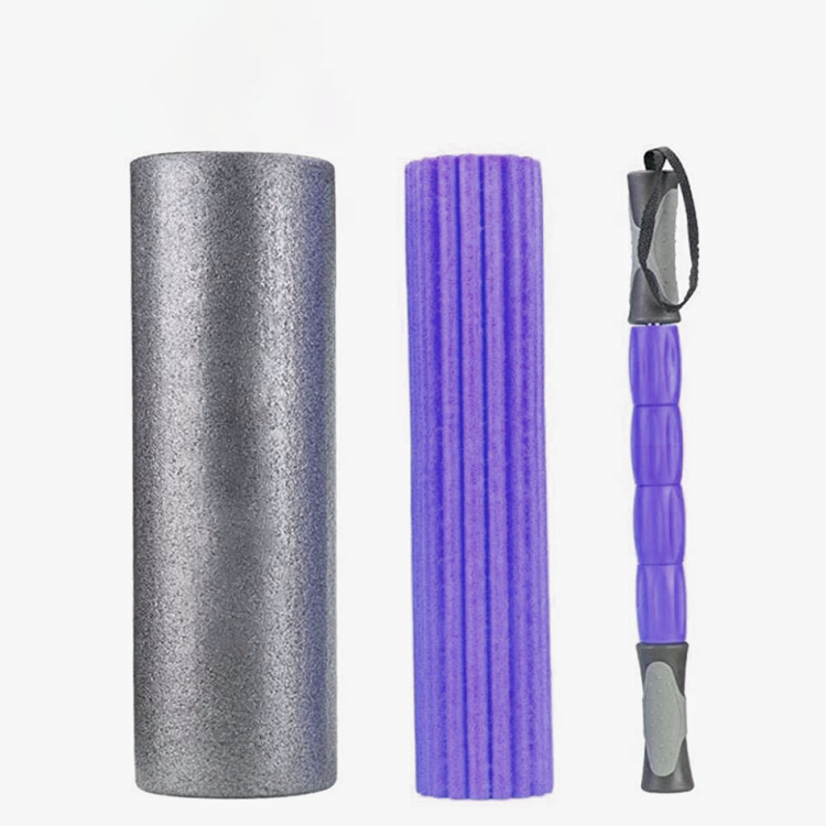 EVA Rouleau de Mousse De Yoga Creux pour le Muscle Fitness Yoga Colonne Grille Musculaire Rouleau de Mousse de Massage