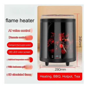 2025 nouvelle arrivée prix usine meilleure vente de la Chine 8 réglages infrarouge BBQ <span class=keywords><strong>gaz</strong></span> flamme <span class=keywords><strong>chauffage</strong></span> électrique Portable <span class=keywords><strong>pour</strong></span> une utilisation dans la chambre - Product Image 2