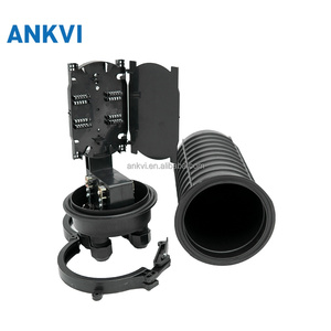 กล่องต่อสายไฟเบอร์ออปติกแบบโดมแนวตั้ง 96 คอร์ รุ่น XRT-MS-002 กล่องเชื่อมสายเคเบิลใยแก้วนำแสง IP65 PP ปิดผนึกแบบกลไก สำหรับติดตั้งภายนอกอาคาร FTTH - Product Image 1