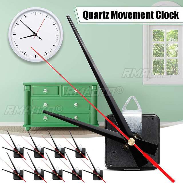 1/10/15 PCS 20mm Hanging DIY Quartz Repair Movement Clock Mechanism Parts Quartz Watch Silent Wall Clock Movement With Needles