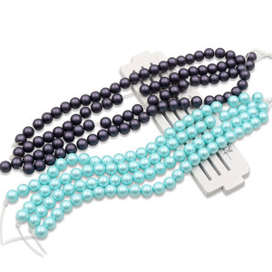 Perles de verre rondes bleu <span class=keywords><strong>Tiffany</strong></span> mat de 7 pouces, 4/6/8/10 mm, stock d'usine pour la fabrication de bijoux élégants <span class=keywords><strong>et</strong></span> sophistiqués - Product Image 3