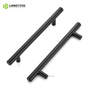 Gagang Kabinet T-Bar Baja Anti Karat Hitam Doff |   Gagang Laci untuk Lemari Dapur - Product Image 3