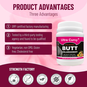 Meilleure Vente Poudre de Protéines Naturelles à Base de Plantes pour l'Augmentation du Fessier pour Adultes Augmente la Taille des Fesses Prise de Poids - Product Image 2