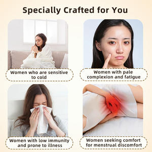 赤ナツメロンガンメドラーローズ健康ティーレディースQi血色のブラウンシュガージンジャー150gボックス月経 - Product Image 4