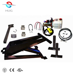 Kit hydraulique à ciseaux <span class=keywords><strong>pour</strong></span> camion à benne <span class=keywords><strong>basculante</strong></span>, charge de 3, 6, 10 tonnes, DC 12V/24V, vérin hydraulique - Product Image 1