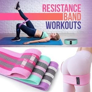Polyester Fabric Ring <b>Belt</b> Hip Shaping Resistance Band Hip Resistance Band <b>Elastic</b> Ring Resistance Band - Product Image 4