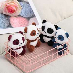 Lindo animal Panda Muñeco de peluche Bolsa Llavero Colgante Panda de peluche llavero Tots - Product Image 4