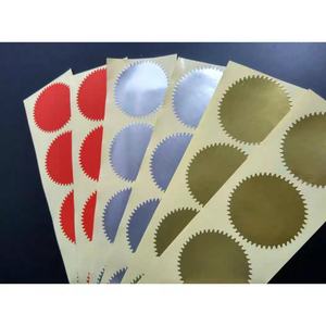 Sellos de Certificación con Formas Personalizadas, Adhesivos de Vinilo Impermeables en Color CMYK con Borde Dentado y Etiqueta Redonda - Product Image 4