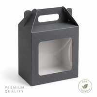 Individuell Bedruckte Kartonbox mit Fenster Verpackung Schlitzkarton PET-Fenster Faltbare Geschenkbox für OEM ODM Service