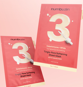 Mascarilla Facial Suavizante de Poros Numbuzin No.3 Tingle-Pore, 5 Unidades, Mascarilla Facial Reductora de Poros con Galactomyces para Piel Grasa - Product Image 2