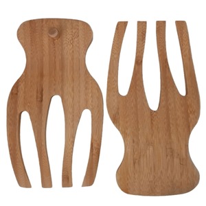 Bamboo <b>Salad</b> Claws 18x10x2.5cm Eco-Friendly <b>Salad</b> <b>Tools</b> For Mixing Stirring - Product Image 4