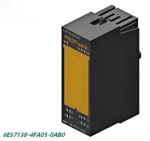 Module de sécurité PLC Siemens 6ES7138-4FA05-0AB0 ET200S 4/8 F-DI, 24V CC, contrôle industriel, 8DI+6DO+2AI, ProfiNet, neuf et original - Product Image 1