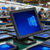 LIVERDOL OEM/ODM Venta al por Mayor de Ventanas de Aluminio, Nuevas Pantallas Táctiles Capacitivas BOE, Cajas Registradoras POS con Bluetooth/Wi-Fi, 1 Año de Garantía