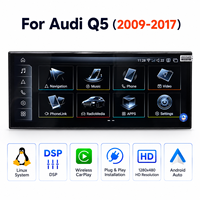 Système multimédia automobile Linux à démarrage rapide 12,3 15,8 pouces avec CarPlay sans fil Android Auto pour Audi Q5 8R 2009-2017 Écran tactile IPS