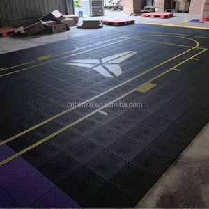Losetas para Cancha de Baloncesto de Exterior de 20x25 Pies, Media Cancha, con Patrón <span class=keywords><strong>Jordan</strong></span>, para Patio Trasero - Product Image 6