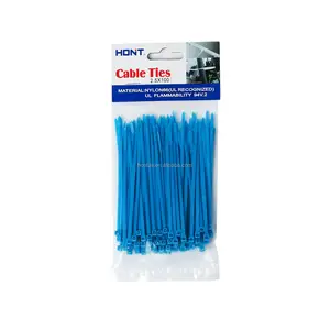 4.8x200mm Plastic Reusable Nylon Cable Tie 100pcs/bag 7 Colors Self-locking Plastic Cable Ties For Fixing Cables