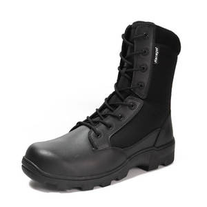 Hanagal OEM ODM personalizado Durable escombros suela de malla de tela Premium cuero <span class=keywords><strong>botas</strong></span> tácticas <span class=keywords><strong>botas</strong></span> de combate para los hombres - Product Image 6