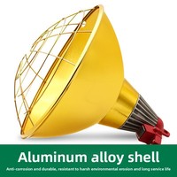 Nouvelle lampe chauffante électrique BT 220V en plastique, respectueuse des animaux, étanche, pour incubateur, utilisation en ferme pour cages à lapins et porcs