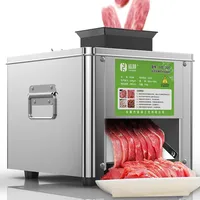 Grado industriale Desktop In Acciaio Inox a base di Carne Affettatrice con Staccabile Set di Coltelli