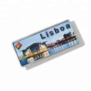 Stampa personalizzata Lisboa portogallo in alluminio segno bandiera portoghese città strada di campagna in rilievo segno di stagno muro segno di metallo - Product Image 3