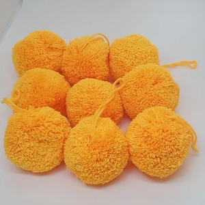 Pompón de algodón 100% de alta calidad Sjzmm, <span class=keywords><strong>pompones</strong></span> de algodón grandes de 8cm, <span class=keywords><strong>pompones</strong></span> de lana hechos a mano 100% - Product Image 2