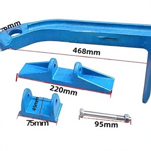 Kit de réparation de <span class=keywords><strong>carrosserie</strong></span> automobile - Ensemble de trois crochets courbés (grands et petits) et pinces en acier forgé à tête pointue/plate - Product Image 1
