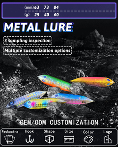เหยื่อตกปลา OEM คุณภาพสูง 25 กรัม 40 กรัม เหยื่อจิ๊กโลหะสำหรับตกปลาชายฝั่ง - Product Image 2