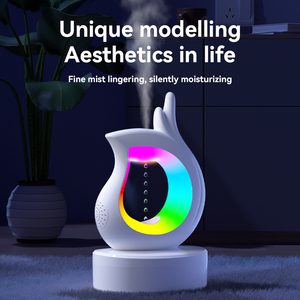 Xách Tay Chống Trọng Lực Loa Đầy Màu Sắc Ánh Sáng Mát Mẻ Sương Siêu Âm Độ Ẩm Hương Liệu Chức Năng Cho Máy Tính Điện Thoại Di Động - Product Image 6