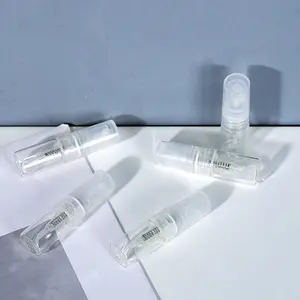 香水分配器2毫升玻璃高端便携式小样品极细喷雾分配器圆柱形空瓶