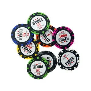 Logo Printed Multi-Color RFID Poker Chips RFID Casino Chip Manufacturer
