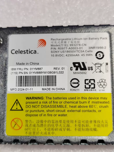 01YM887 para V7000 G3 FS9100 9848-AF7 NUEVA Batería de Almacenamiento 01YM888 01YM887 R1140-a0003-02 Paquete de Baterías Recargables de Iones de Litio 01 - Product Image 2